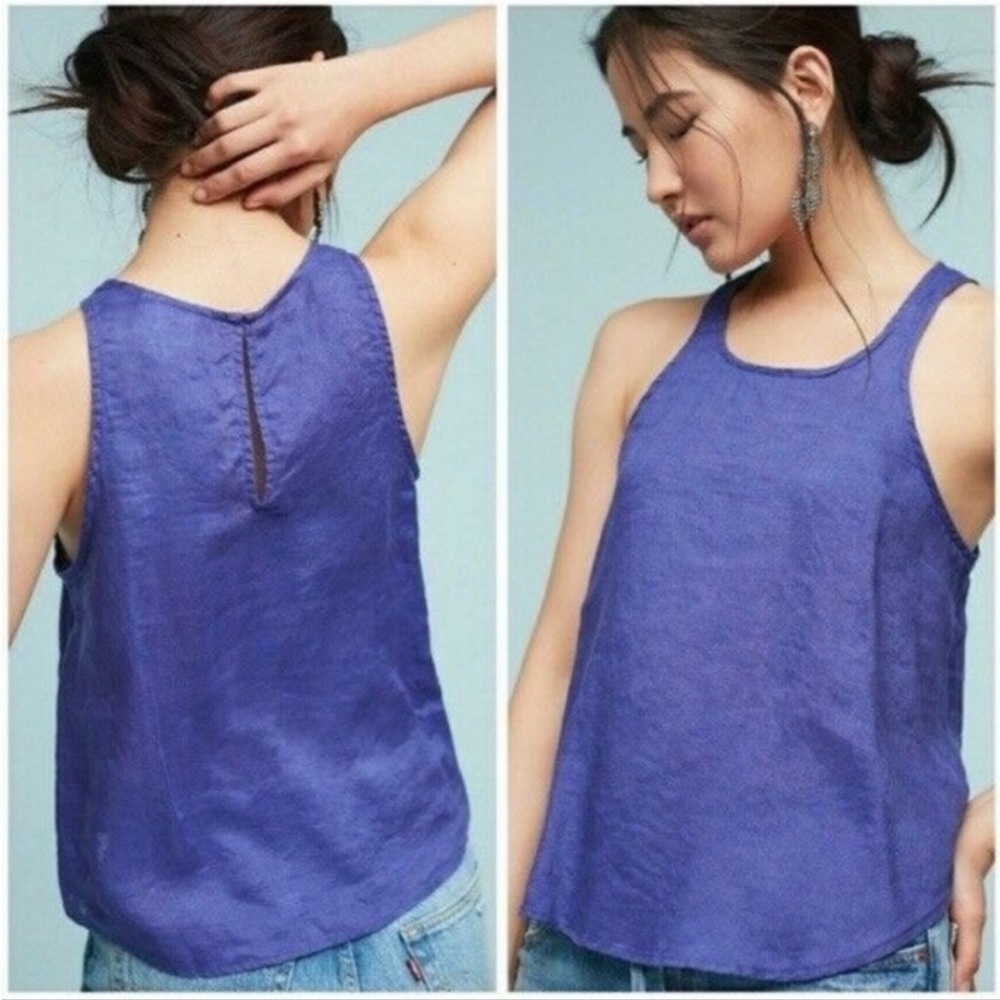 Maeve by Anthropology Purple Top